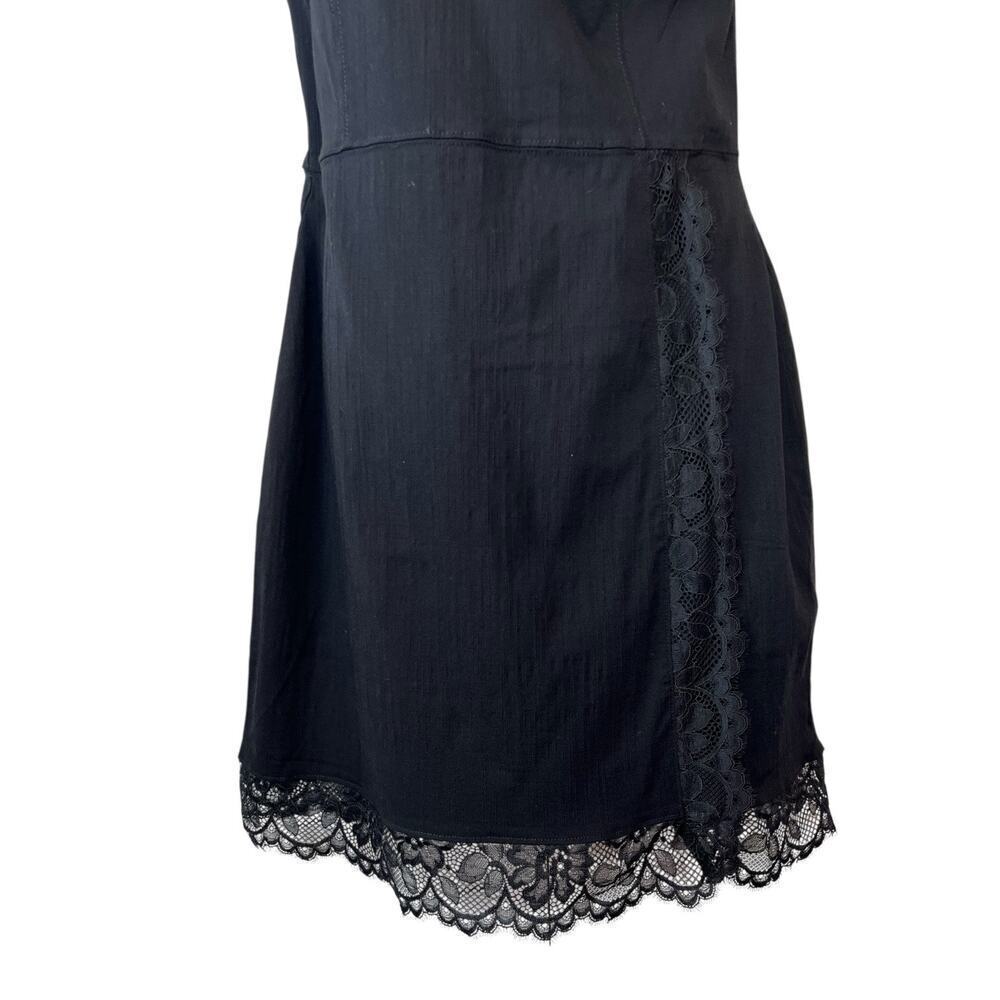FREE PEOPLE Premonitions BodyCon Little Black Dress Women’s Size Large - Picture 7 of 14